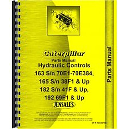 Parts Manual Fits Caterpillar 192 Hydraulic Control Attachment